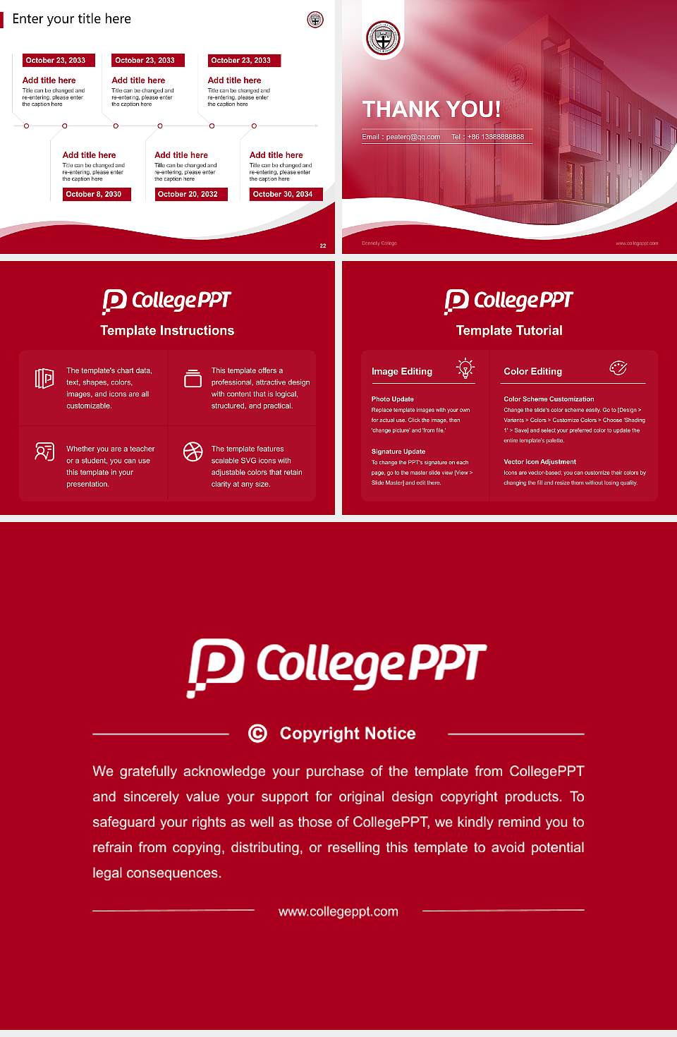 Donnelly College Lecture Sharing and Networking Event PPT Template4:3 ratio PPT effect preview image4