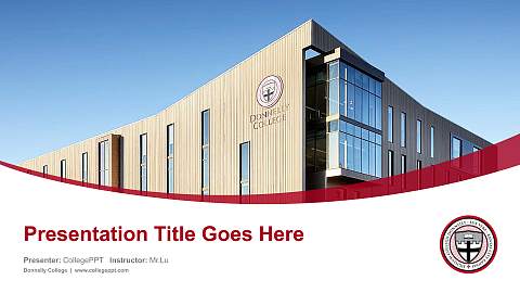 Donnelly College Course/Courseware Creation PPT Template