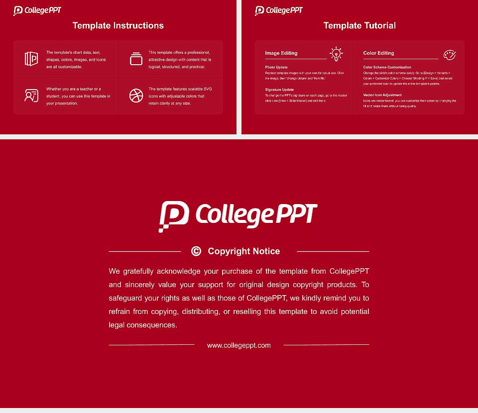Donnelly College Course/Courseware Creation PPT Template16:9 ratio PPT effect preview image5