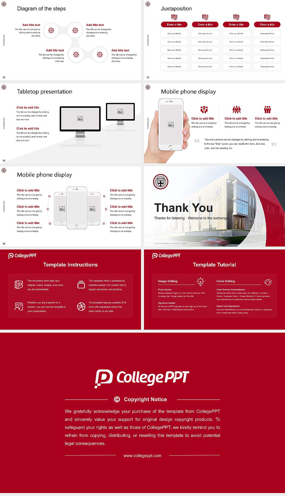 Donnelly College Competition/Entrepreneurship Contest PPT Template16:9 ratio PPT effect preview image9