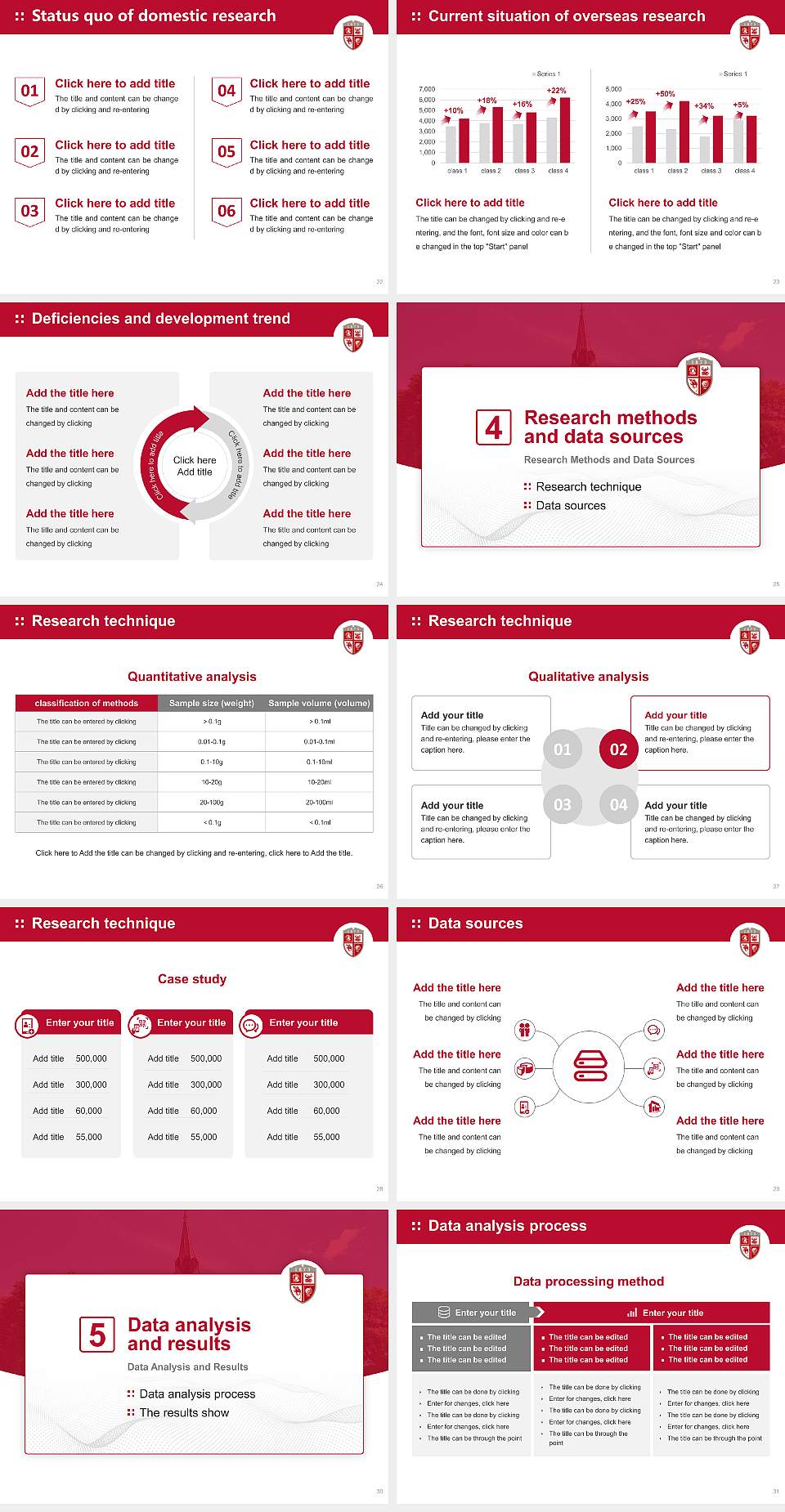 Drury University Graduation Thesis Defense PPT Template4:3 ratio PPT effect preview image4