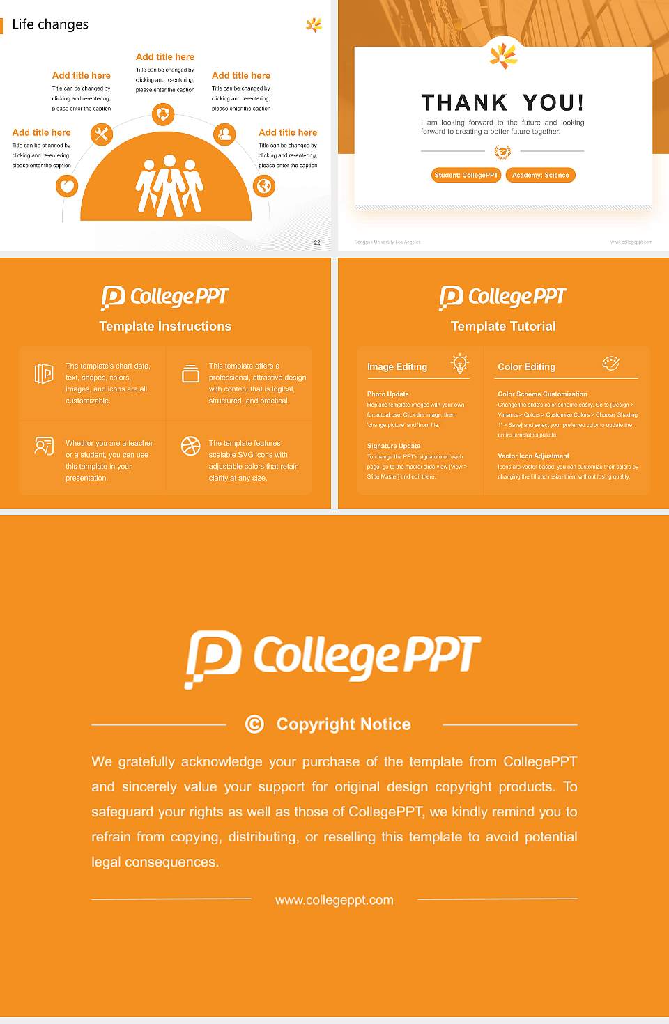 Dongguk University Los Angeles National Scholarship Defense PPT Template4:3 ratio PPT effect preview image4