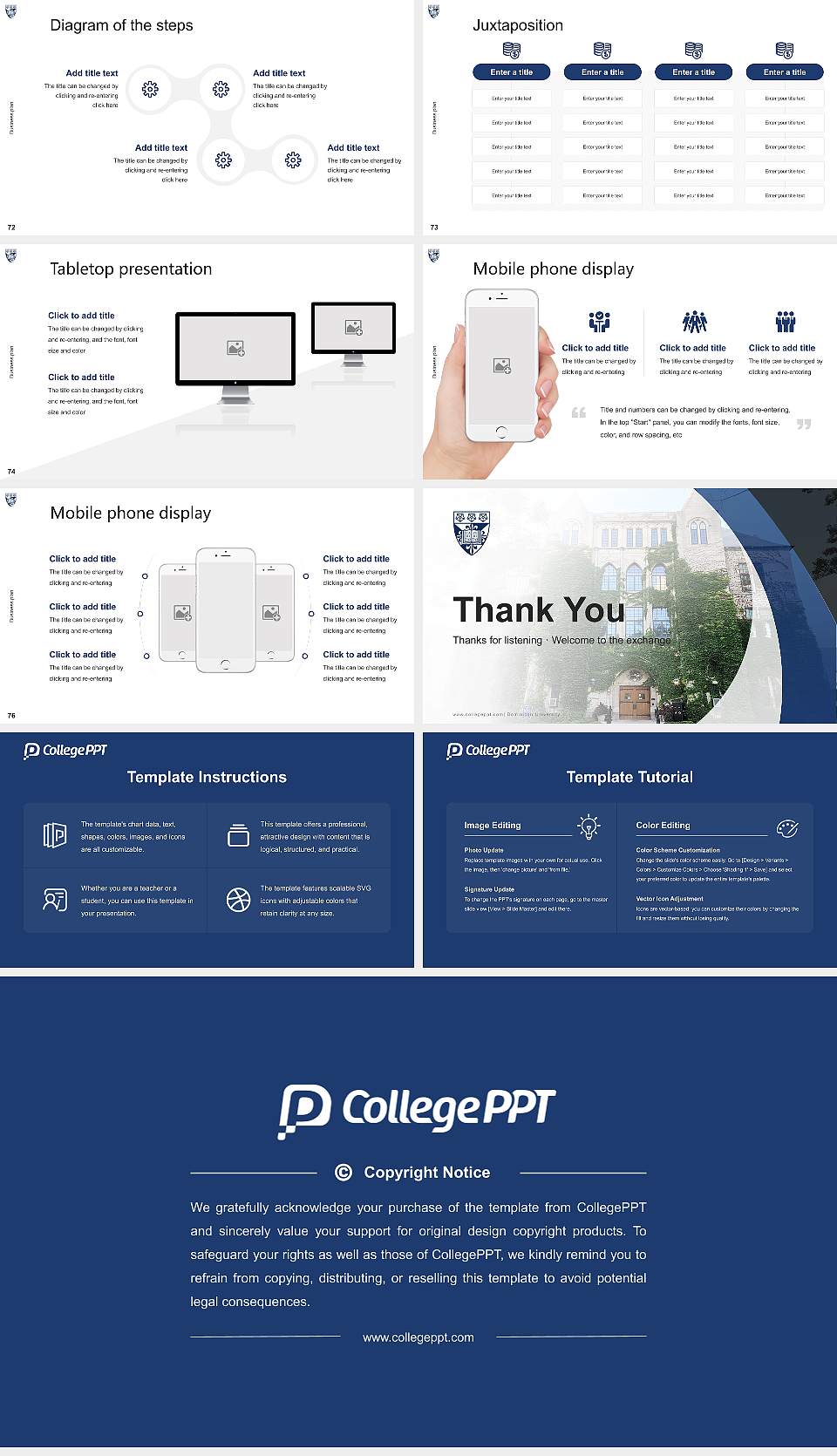 Dominican University Competition/Entrepreneurship Contest PPT Template16:9 ratio PPT effect preview image9
