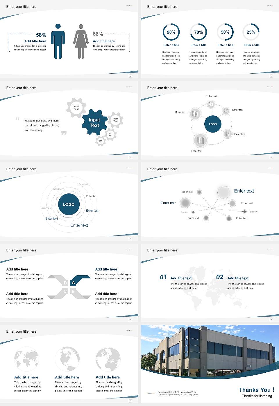 Eagle Gate College Layton Campus Course/Courseware Creation PPT Template16:9 ratio PPT effect preview image4