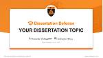 Doane University Scriptieverdediging PPT-sjabloon