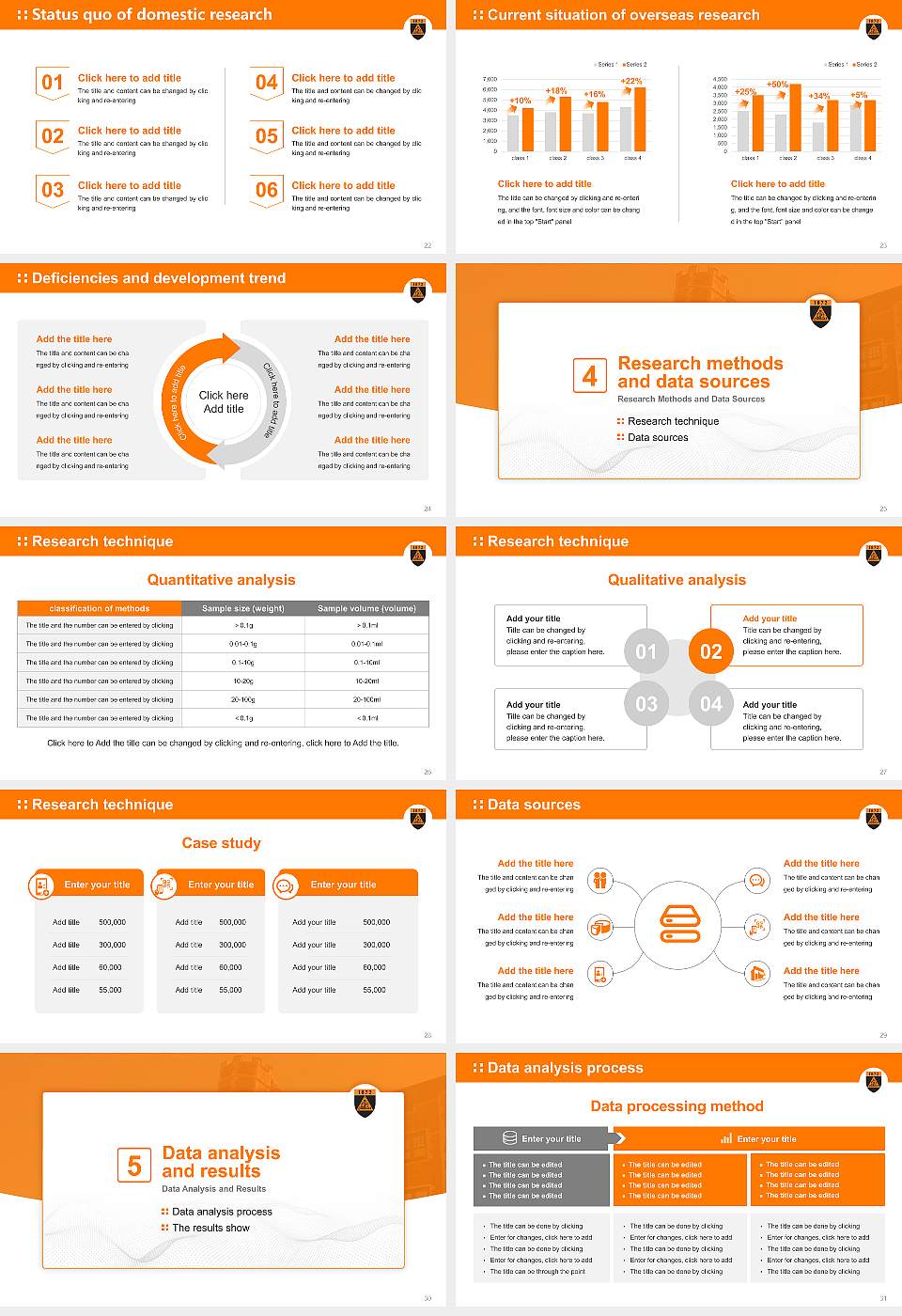 Doane University Graduation Thesis Defense PPT Template16:9 ratio PPT effect preview image4