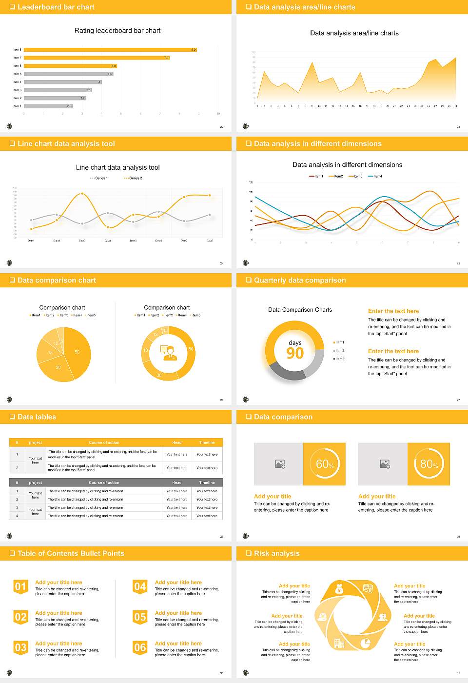 Dordt University General Purpose PPT Template16:9 ratio PPT effect preview image4