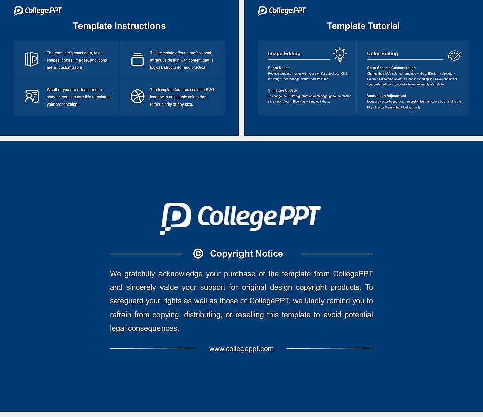 Drake University Academic Presentation/Research Findings Report PPT Template16:9 ratio PPT effect preview image5