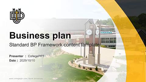 Dordt University Competition/Entrepreneurship Contest PPT Template