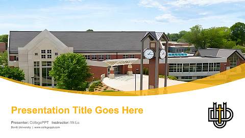 Dordt University Course/Courseware Creation PPT Template