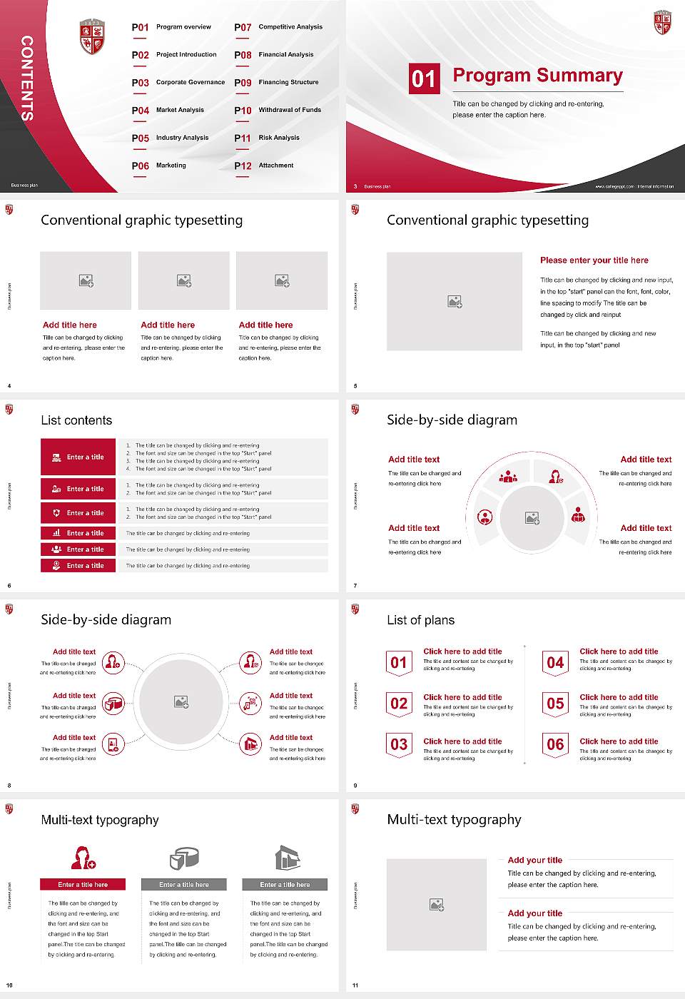 Drury University Competition/Entrepreneurship Contest PPT Template16:9 ratio PPT effect preview image2
