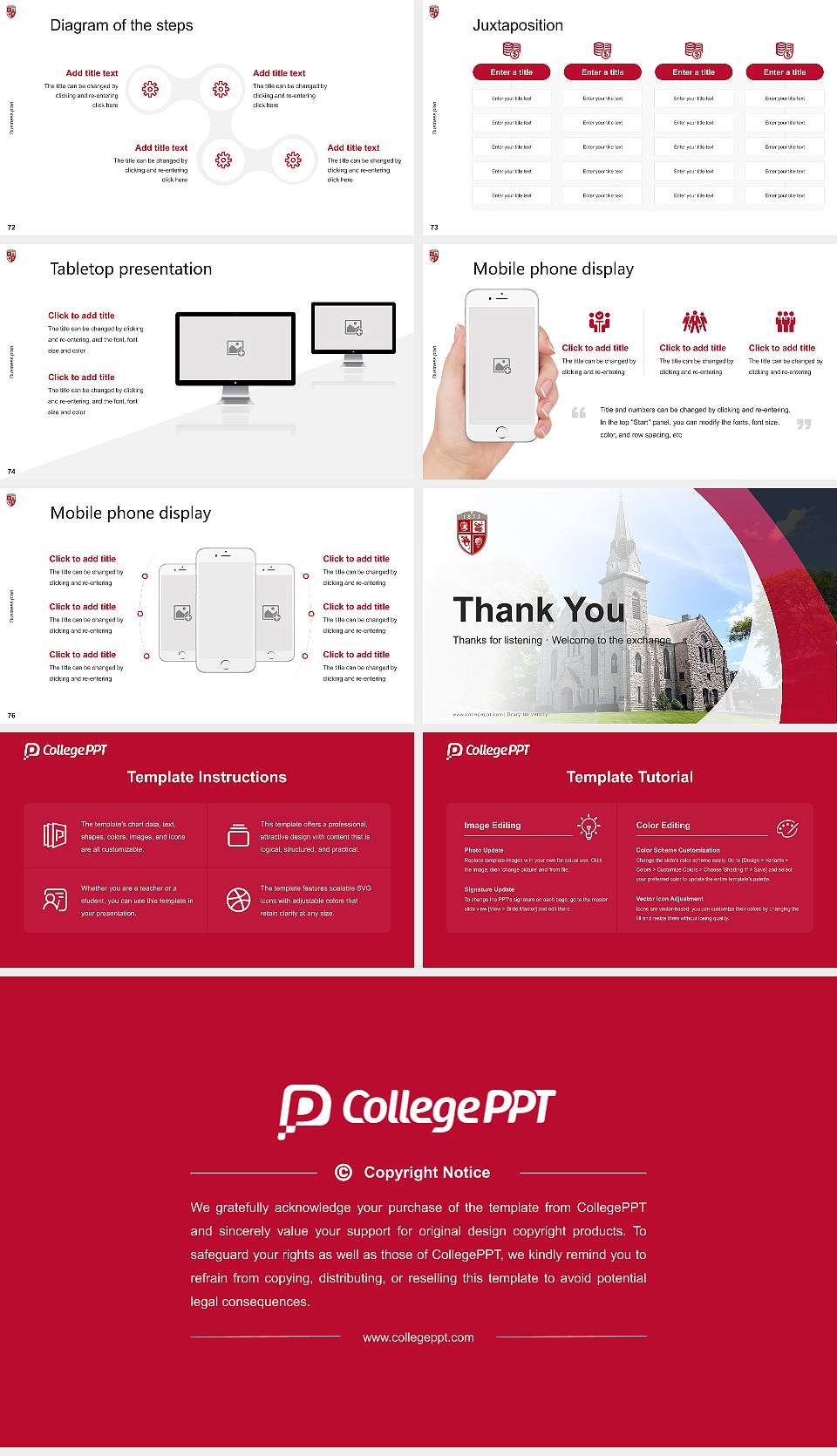 Drury University Competition/Entrepreneurship Contest PPT Template16:9 ratio PPT effect preview image9