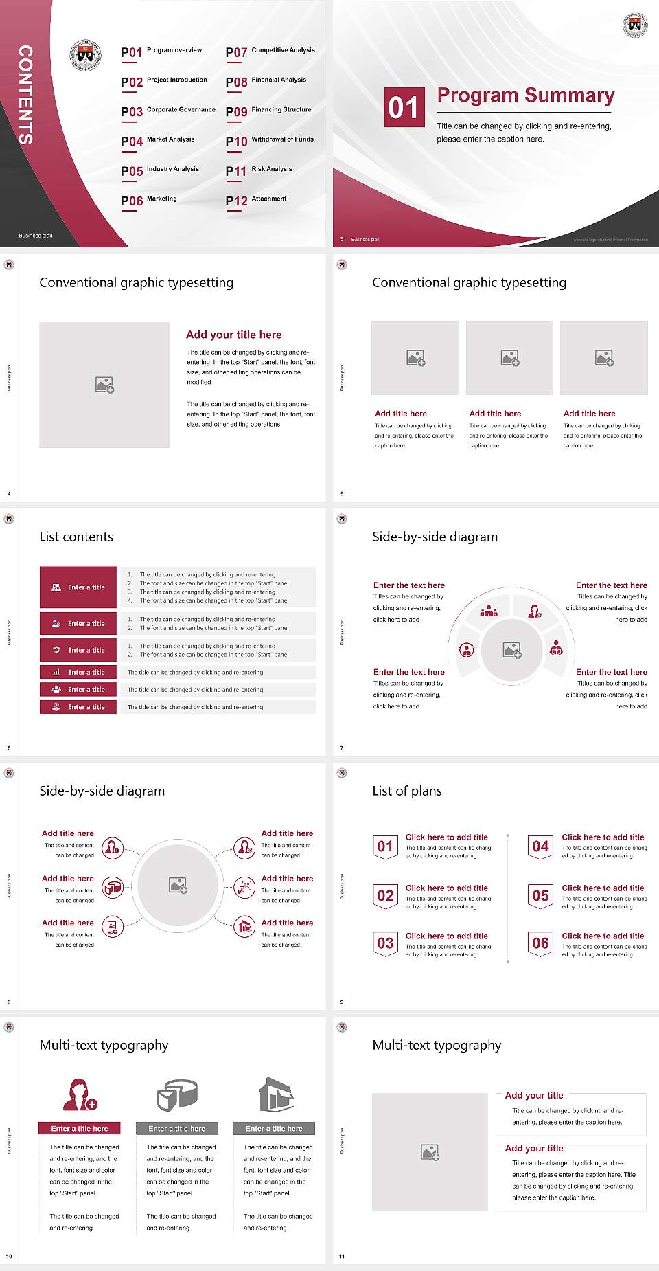Dominican School of Philosophy & Theology Competition/Entrepreneurship Contest PPT Template4:3 ratio PPT effect preview image2