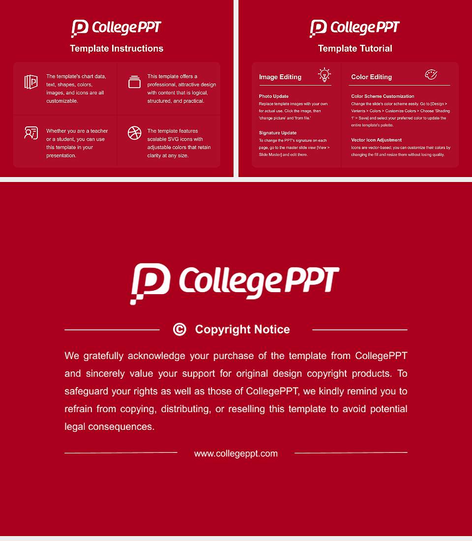 Donnelly College Course/Courseware Creation PPT Template4:3 ratio PPT effect preview image5