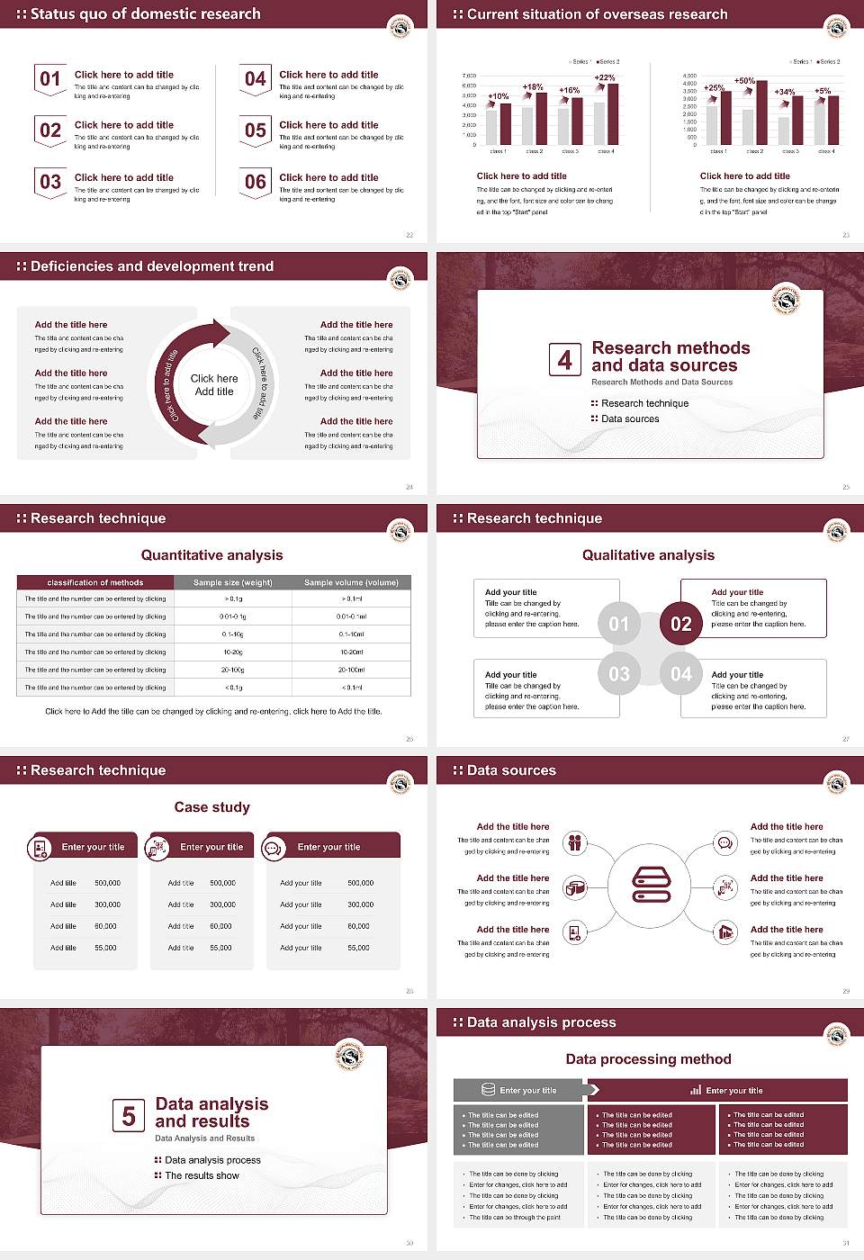 Dragon Rises College of Oriental Medicine Graduation Thesis Defense PPT Template16:9 ratio PPT effect preview image4