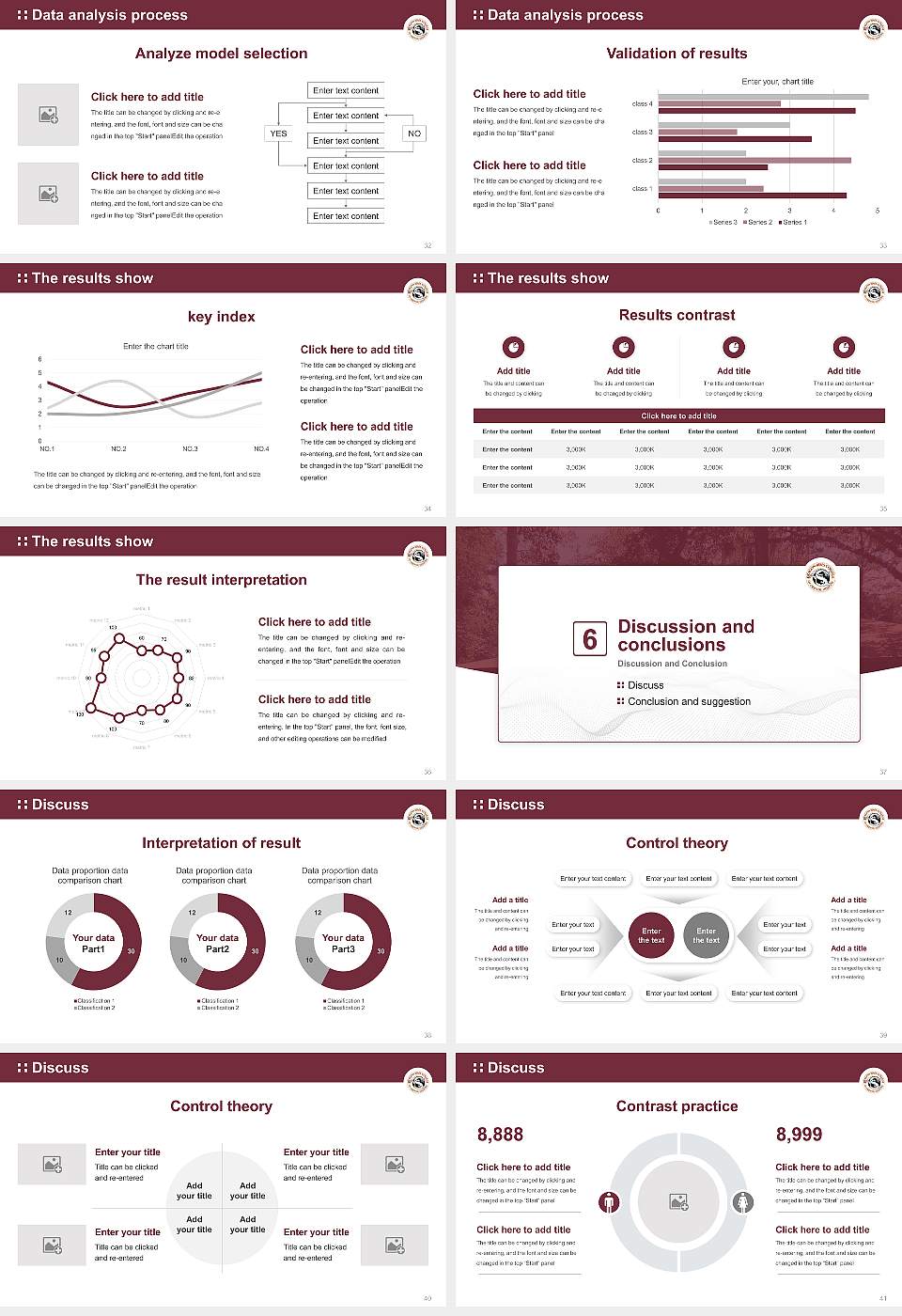 Dragon Rises College of Oriental Medicine Graduation Thesis Defense PPT Template16:9 ratio PPT effect preview image5