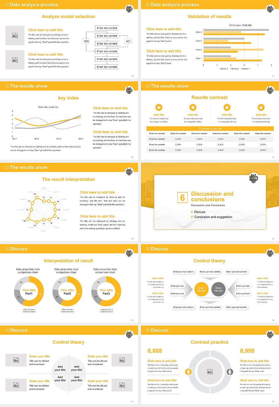 Dordt University Graduation Thesis Defense PPT Template16:9 ratio PPT effect preview image5