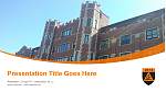 Doane University Les PPT-sjabloon