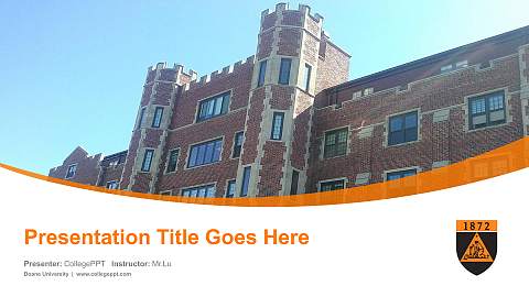 Doane University Course/Courseware Creation PPT Template