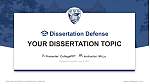 Dominican University Graduation Thesis Defense PPT Template