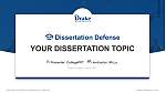 Drake University Scriptieverdediging PPT-sjabloon