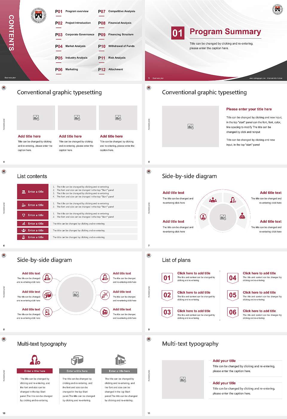 Dominican School of Philosophy & Theology Competition/Entrepreneurship Contest PPT Template16:9 ratio PPT effect preview image2