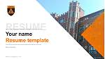 Doane University CV PPT-sjabloon