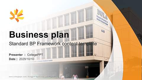 Dongguk University Los Angeles Competition/Entrepreneurship Contest PPT Template