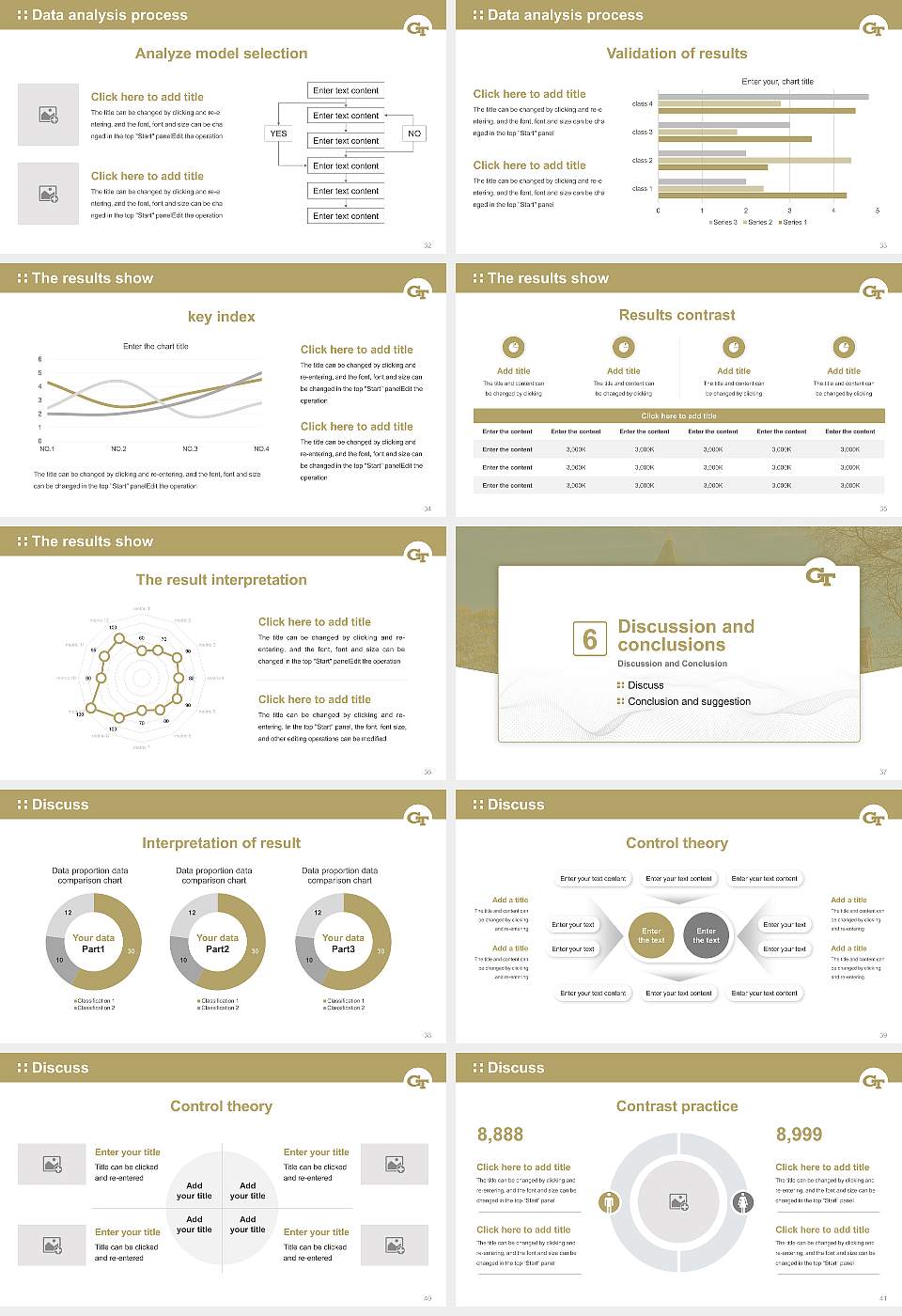 Georgia Institute of Technology-Main Campus Graduation Thesis Defense PPT Template16:9 ratio PPT effect preview image5