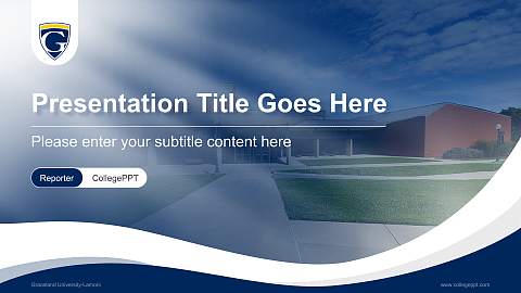 Graceland University-Lamoni Lecture Sharing and Networking Event PPT Template