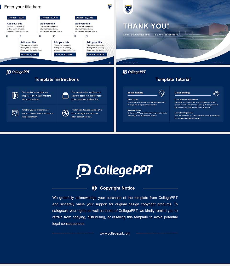 Graceland University-Lamoni Lecture Sharing and Networking Event PPT Template16:9 ratio PPT effect preview image4