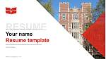 Grinnell College CV PPT-sjabloon