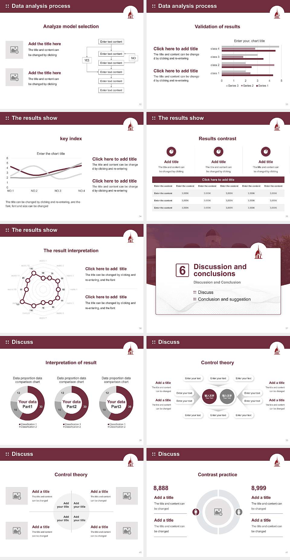 Freed-Hardeman University Graduation Thesis Defense PPT Template4:3 ratio PPT effect preview image5