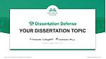 Greensboro College Graduation Thesis Defense PPT Template