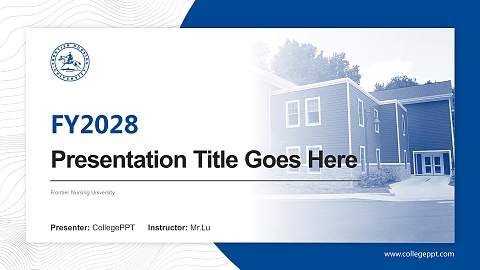 Frontier Nursing University Academic Presentation/Research Findings Report PPT Template