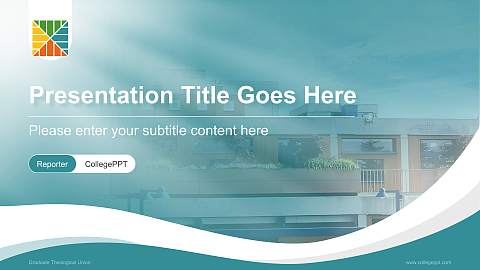 Graduate Theological Union Lecture Sharing and Networking Event PPT Template