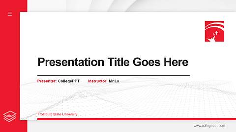 Frostburg State University Thesis Proposal/Graduation Defense PPT Template