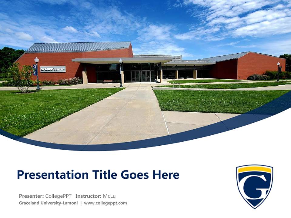 Graceland University-Lamoni Course/Courseware Creation PPT Template4:3 ratio PPT effect preview image5