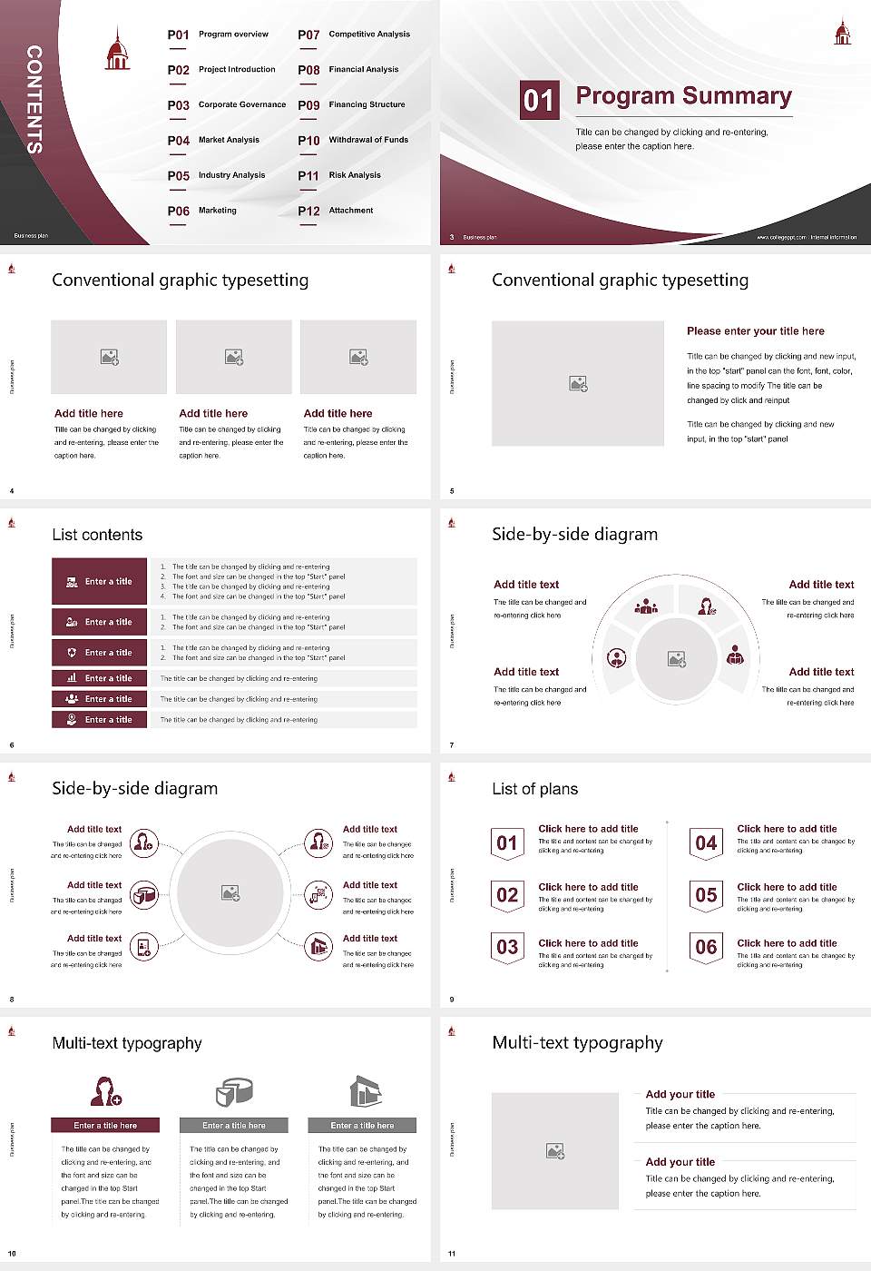 Freed-Hardeman University Competition/Entrepreneurship Contest PPT Template16:9 ratio PPT effect preview image2