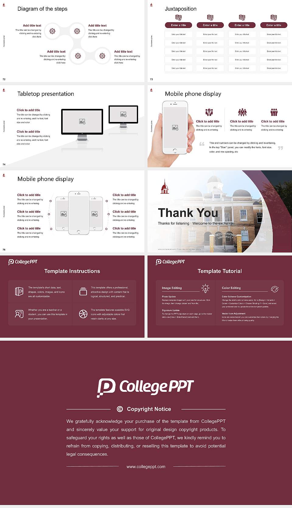 Freed-Hardeman University Competition/Entrepreneurship Contest PPT Template16:9 ratio PPT effect preview image9