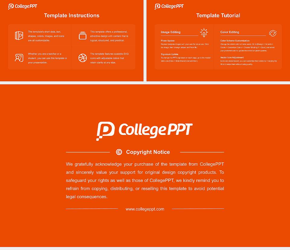 Full Sail University Course/Courseware Creation PPT Template16:9 ratio PPT effect preview image5