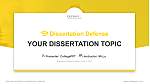 Gustavus Adolphus College Graduation Thesis Defense PPT Template