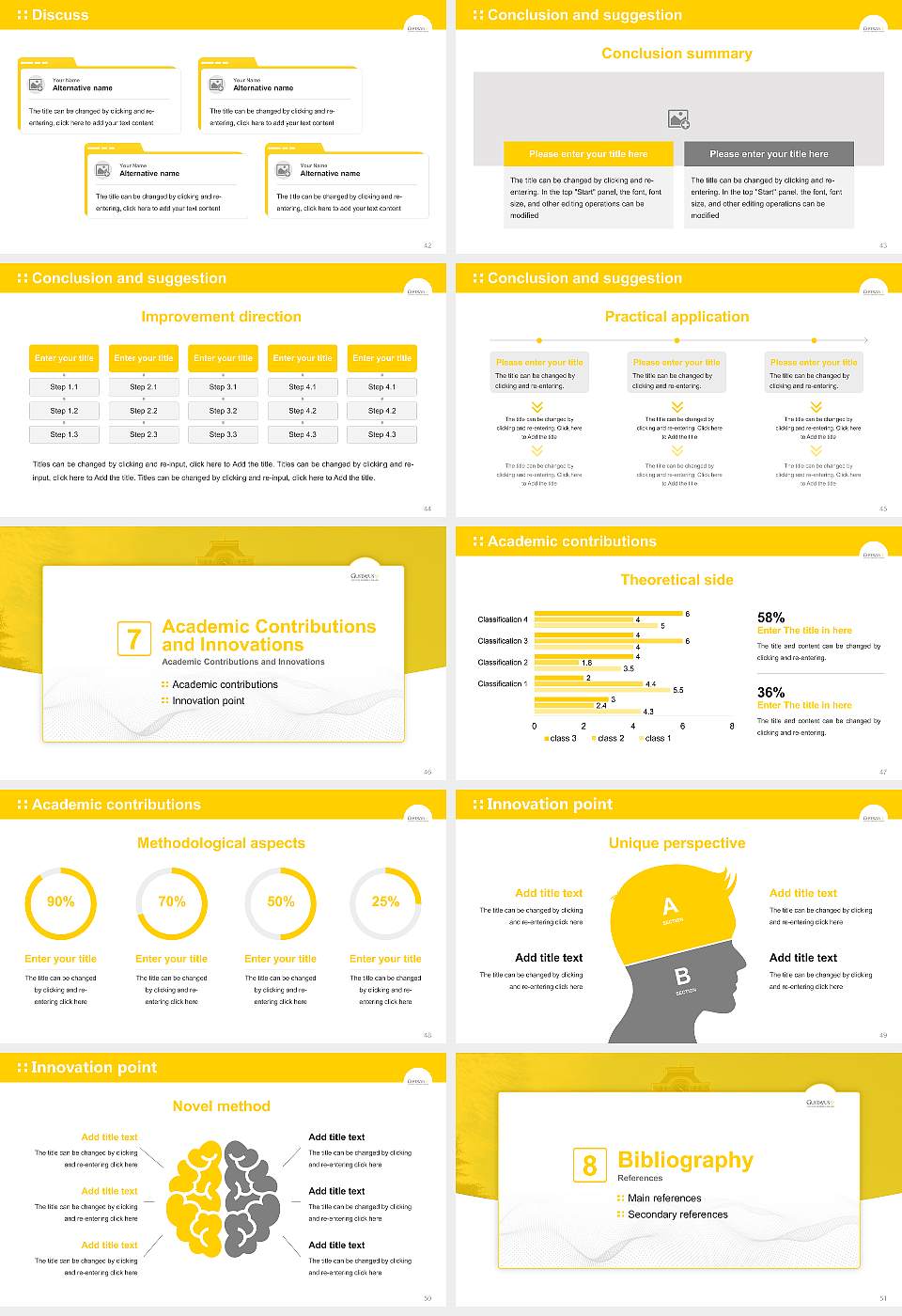 Gustavus Adolphus College Graduation Thesis Defense PPT Template16:9 ratio PPT effect preview image6