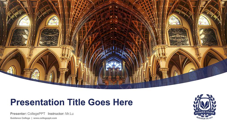 Guidance College Course/Courseware Creation PPT Template16:9 ratio PPT effect preview image