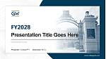 George Washington University Akademisch Powerpoint Vorlage