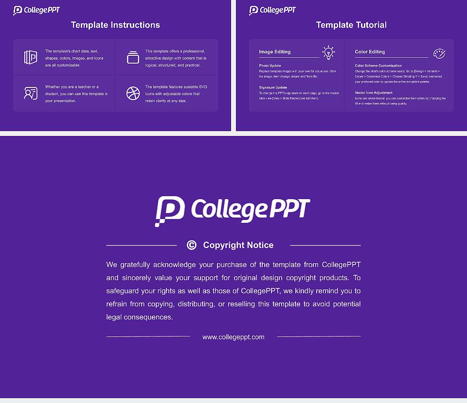 Grand Canyon University Course/Courseware Creation PPT Template16:9 ratio PPT effect preview image5