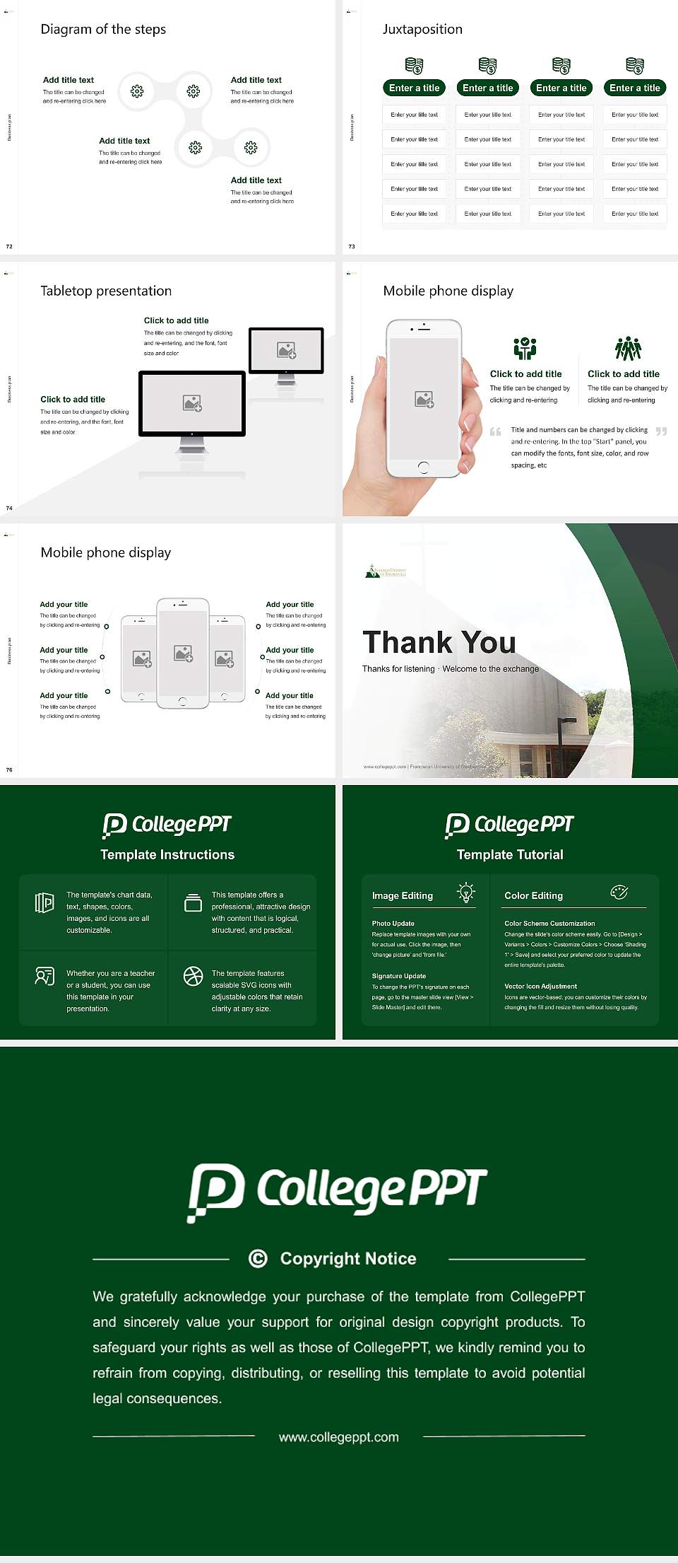 Franciscan University of Steubenville Competition/Entrepreneurship Contest PPT Template4:3 ratio PPT effect preview image9