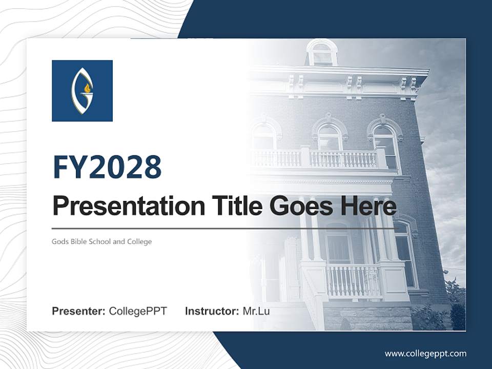Gods Bible School and College Academic Presentation/Research Findings Report PPT Template4:3 ratio PPT effect preview image5
