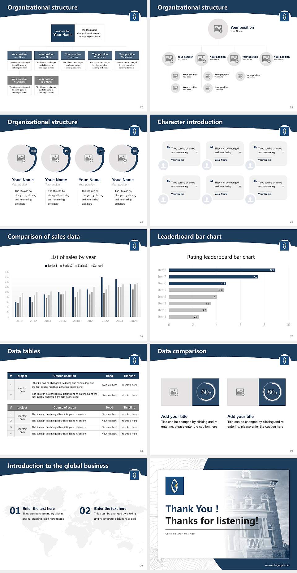 Gods Bible School and College Academic Presentation/Research Findings Report PPT Template4:3 ratio PPT effect preview image4