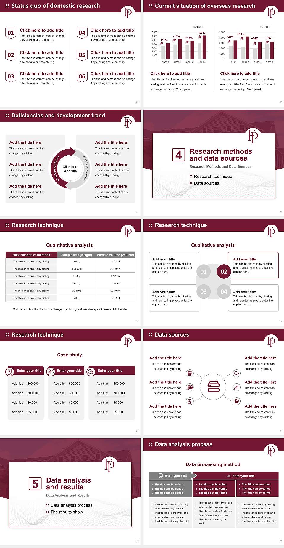 Franklin Pierce University Graduation Thesis Defense PPT Template4:3 ratio PPT effect preview image4